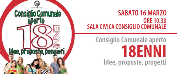 Consiglio Comunale aperto 18ENNI