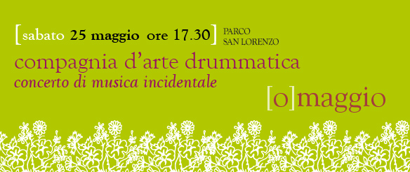 Compagnia d’arte drummatica. Concerto di musica incidentale