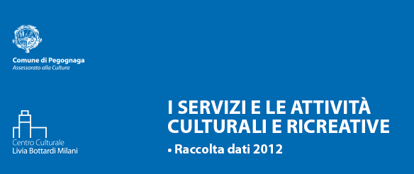 I servizi e le attività culturali e ricreative. Raccolta dati 2012