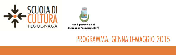 Scuola di Cultura. Programma gennaio-maggio 2015