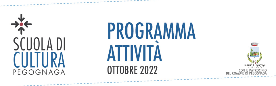 Scuola di Cultura. Programma ottobre 2022