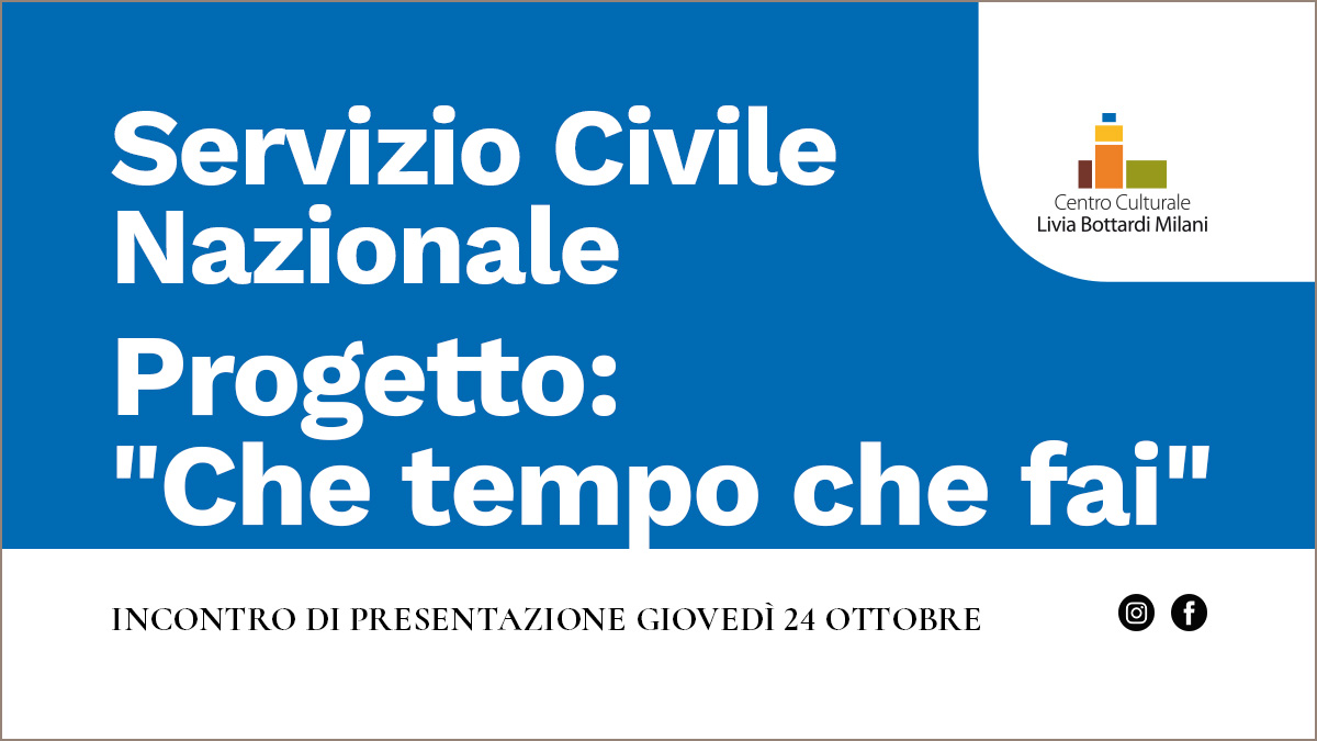 servizio-civile-nazionale Che tempo che fai