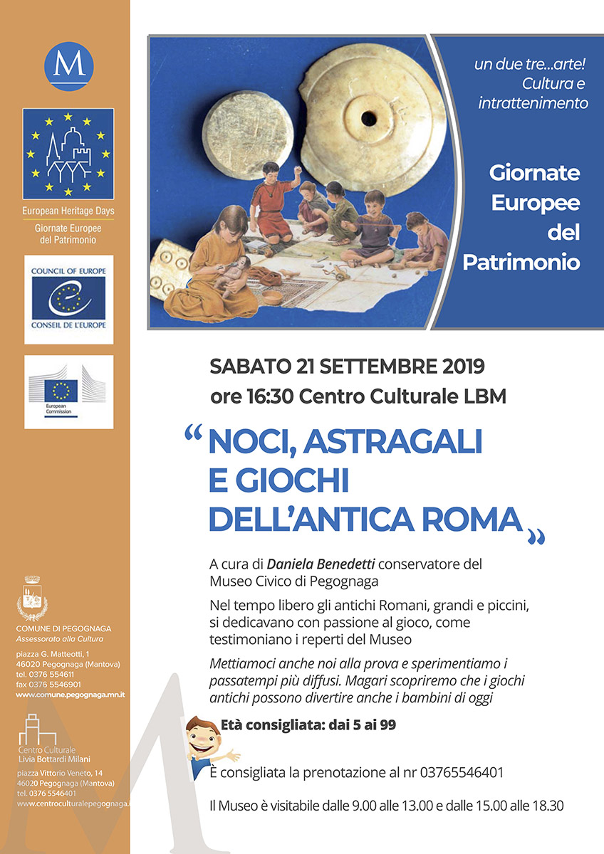 Noci, astragali e giochi dell’antica Roma