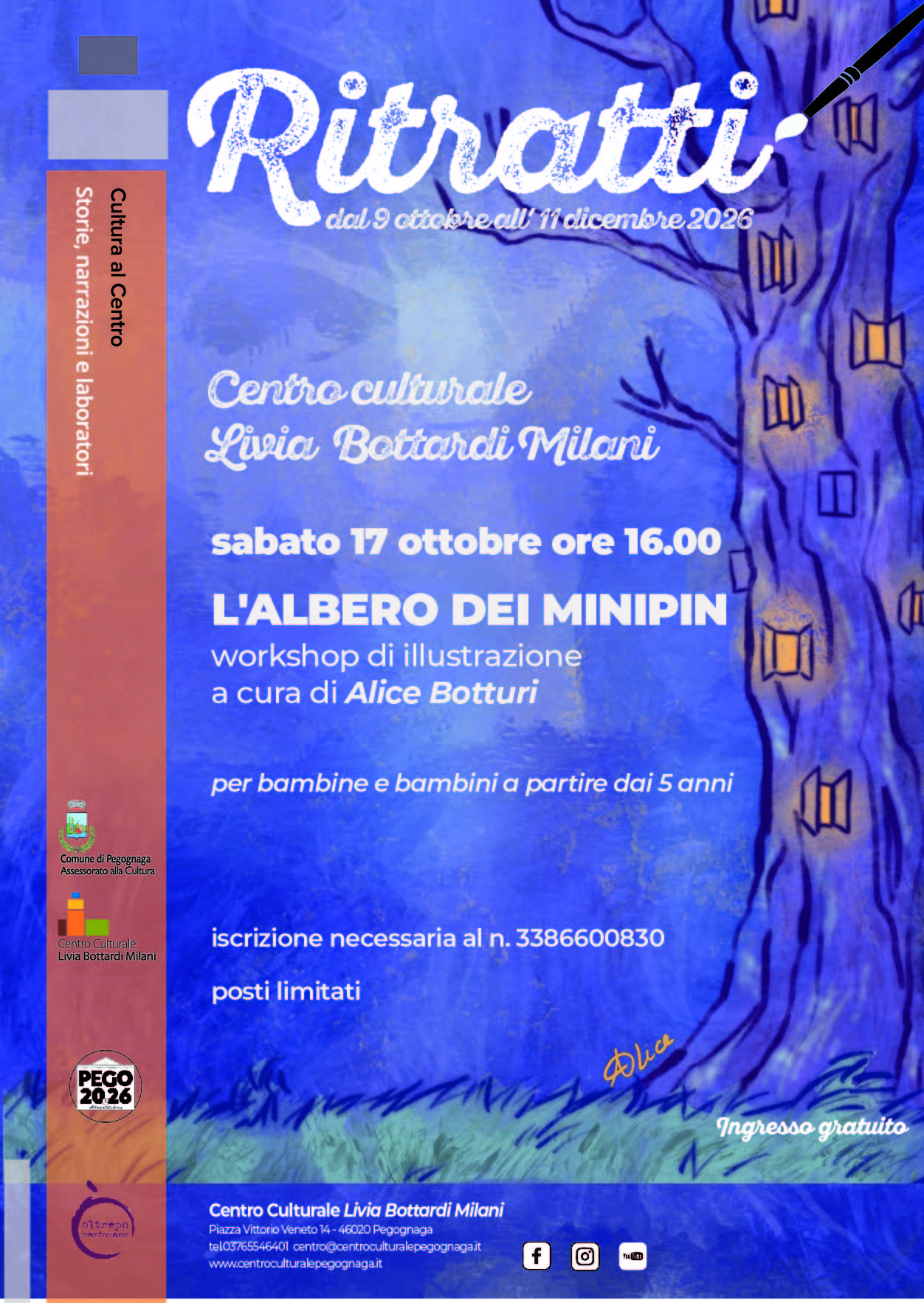 L’albero dei Minipin workshop di illustrazione a cura di Alice Botturi